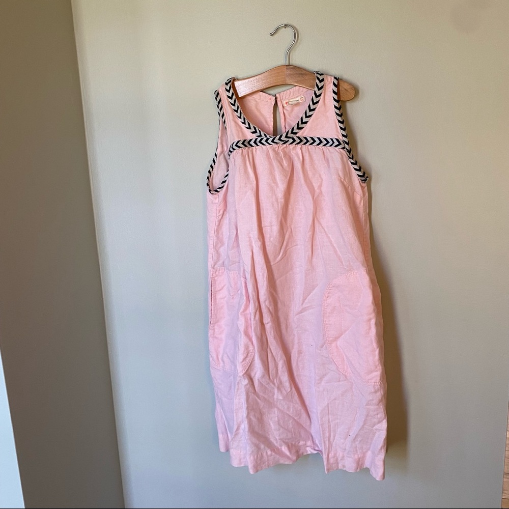 Girls size 12 crewcuts linen/cotton dress